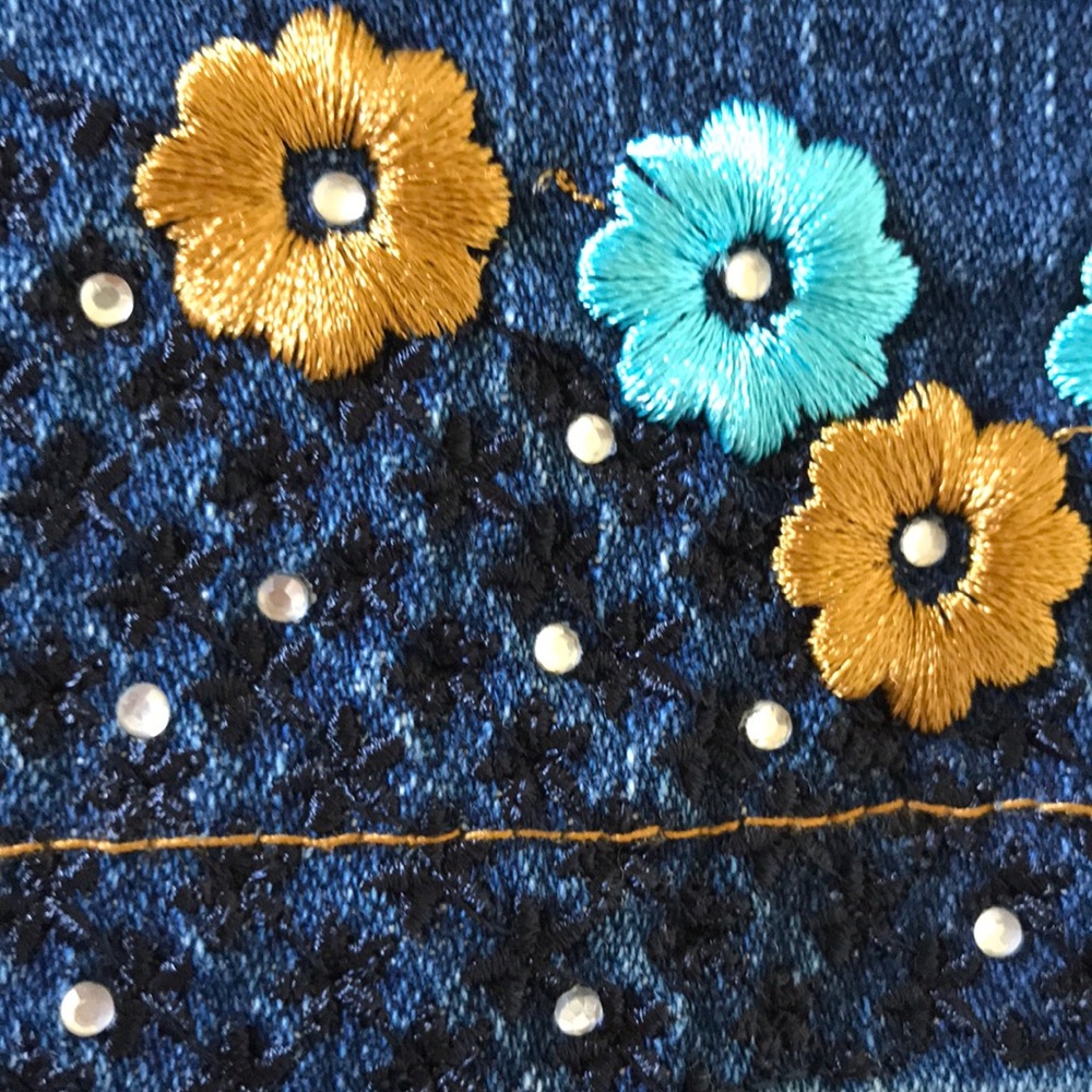 💡Flower jeans - Picture 4 of 6